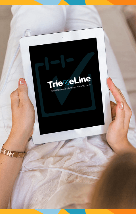 Trieveline app on tablet